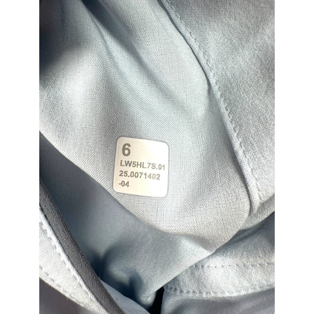 lululemon Court Rival Wide Leg Track Pant 6 Starch Blue Solar Grey Tennis Golf - Picture 5 of 9